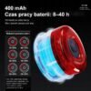 Lampka Rowerowa Tylna CYCLAMI CY120 Stop USB IP65