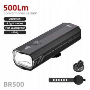 al-fl-br500 Lampka Rowerowa Przednia CYCLAMI BR500 500LM USB