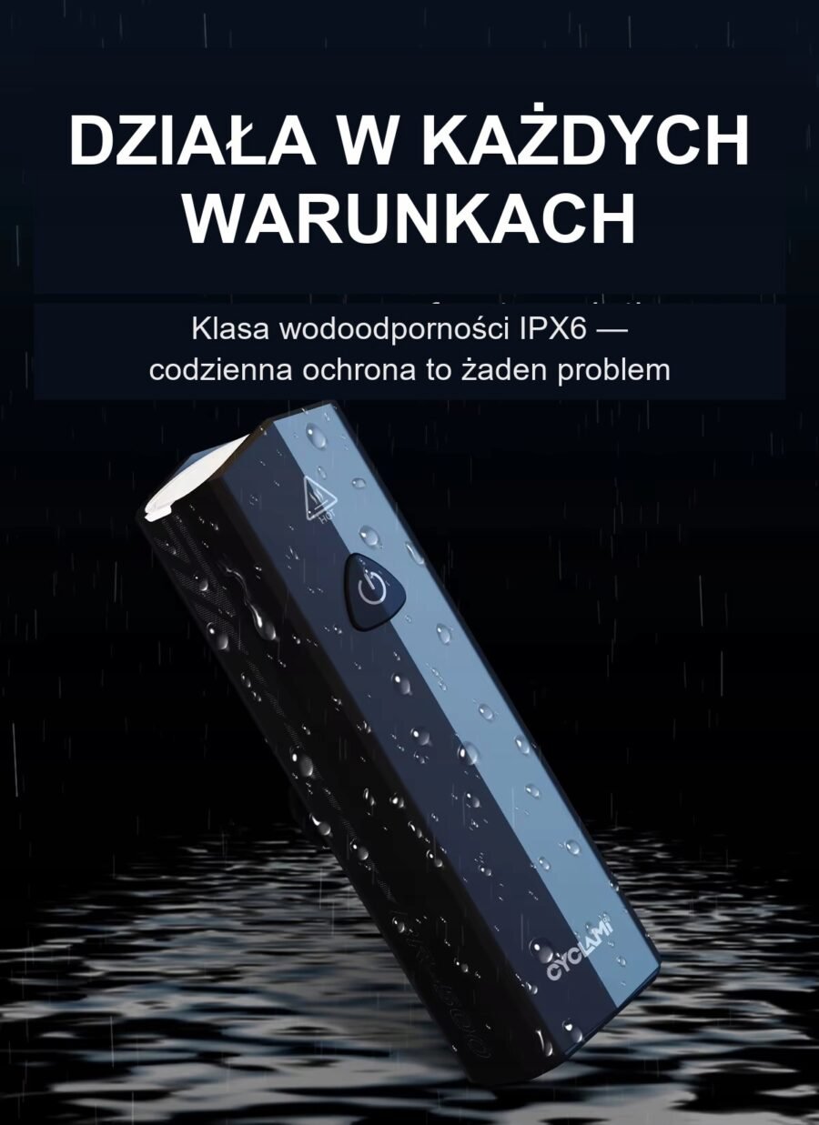 Lampka Rowerowa Przednia CYCLAMI BR500 500LM USB