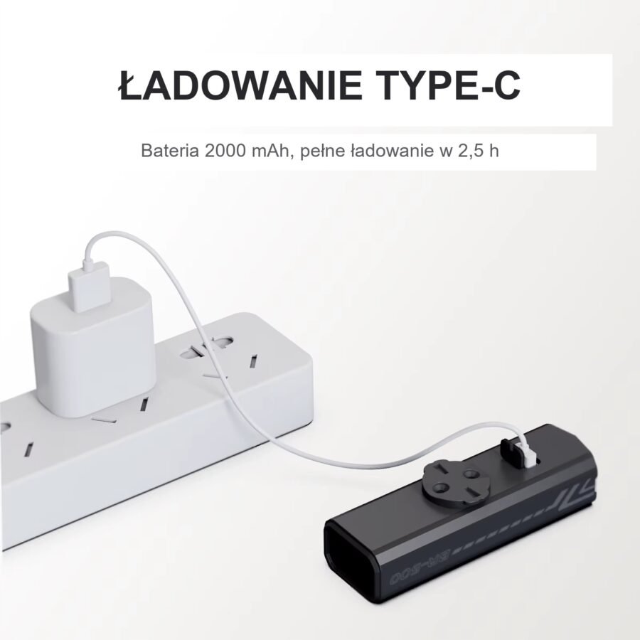 Lampka Rowerowa Przednia CYCLAMI BR500 500LM USB