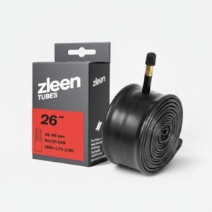 al-i26cty-v48av-pl Dętka Rowerowa ZLEEN 26 cali DŁUGI WENTYL AV 48mm MOCNA Miejska