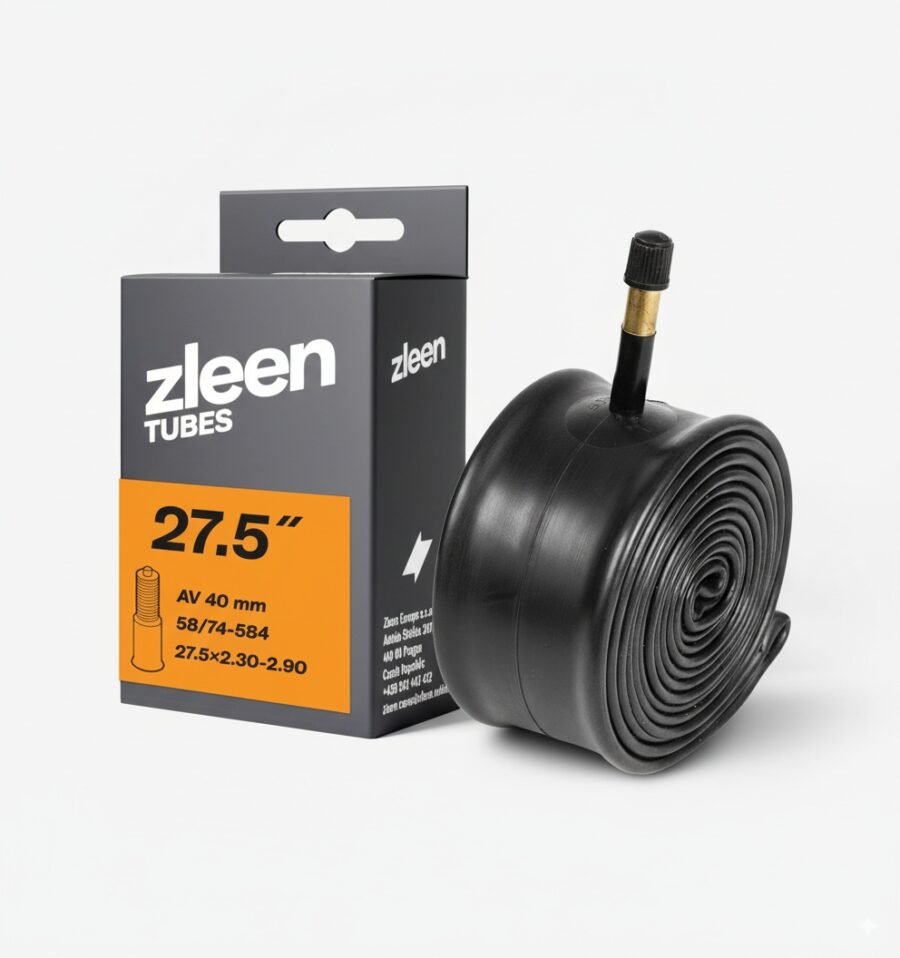 al-i27dh-v40av-pl Dętka ROWEROWA ZLEEN 27.5 WZMACNIANA DH 1.2mm GRUBA Wentyl AV40 MTB Enduro