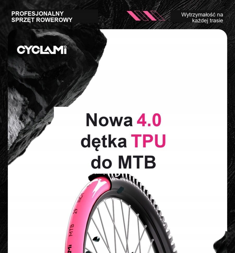 al-i29mtb-v45pr-pl-pink-5 Dętka rowerowa TPU 29″ MTB (48/64-622) Presta 45mm 65g