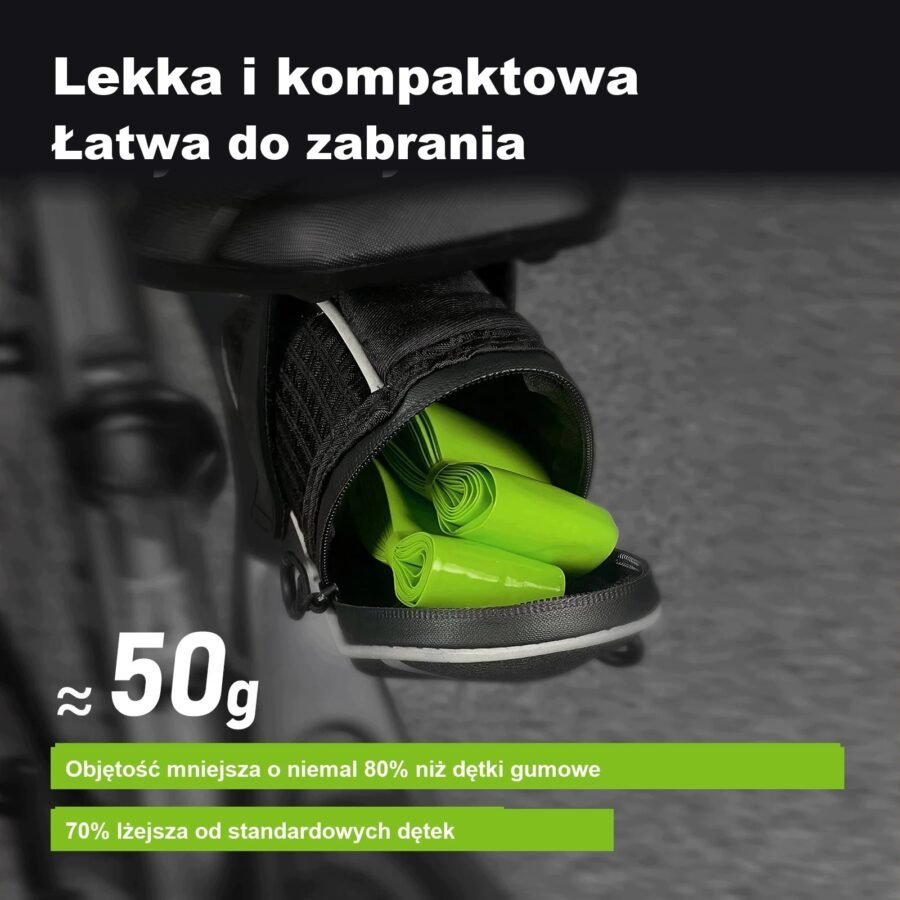 al-i700gt-v60pr-rvc-pl-50g-green-4 Dętka TPU Gravel MTB 29 32/47-622 Presta 60mm wymienny rdzeń wentyla 50g