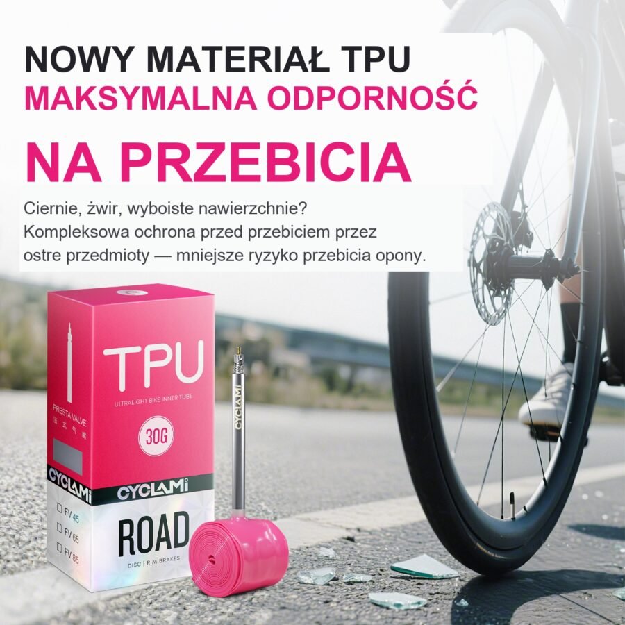 al-i700rt-v45pr-pl-30g-pink-3 Dętka Rowerowa 700c ETRTO 18/32-622 Wentyl PRESTA 65mm 30g