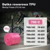 al-i700rt-v65pr-rvc-pl-30g-pink-3 Dętka rowerowa TPU 700C 18/32-622 Presta 65mm wymienny rdzeń wentyla 30g