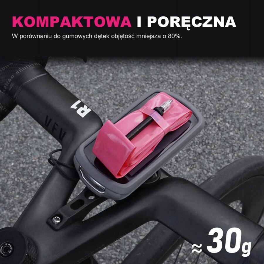 al-i700rt-v65pr-rvc-pl-30g-pink-5 Dętka rowerowa TPU 700C 18/32-622 Presta 65mm wymienny rdzeń wentyla 30g